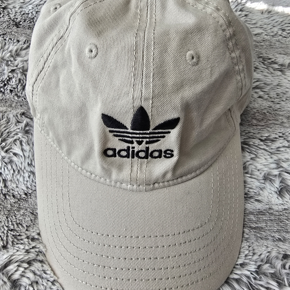 adidas Originals Women's Beige Cap with Black Logo